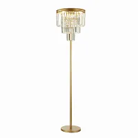 Торшер Ercolano SL1624.205.03 ST-Luce  прозрачный 3 лампы, основание матовое золото бежевое в стиле современный
