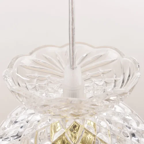 Светильник подвесной 14771P/13 G Bohemia Ivele Crystal прозрачный 1 лампа, основание золотое в стиле классический r фото 3