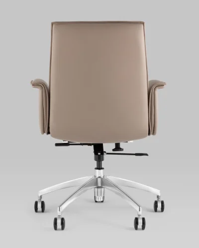 Кресло офисное TopChairs Regenta, бежевый УТ000038543 Stool Group, /, ножки//хром, размеры - ****660*630 фото 4