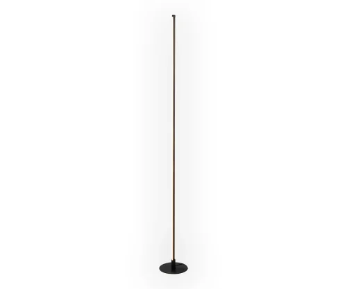 Торшер LED Локи 08423-F,19(4000K) Kink Light отражённый свет чёрный на 1 лампу, основание чёрное в стиле минимализм хай-тек современный 