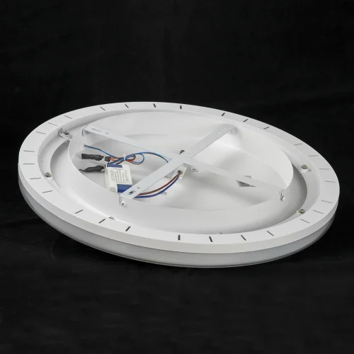 Светильник потолочный LED Hartley LSP-7437 Lussole белый на 1 лампу, основание белое в стиле современный фото 3