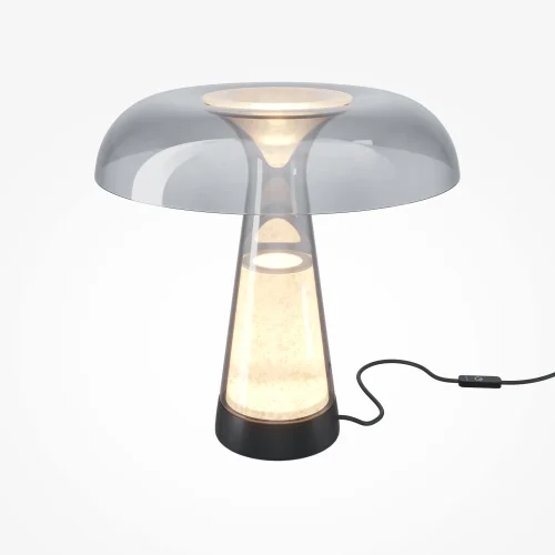 Настольная лампа LED MOD484TL-L8BK Artefact Maytoni дымчатая на 1 лампу, основание чёрное стекло в стиле хай-тек современный фото 5 Настольная лампа LED MOD484TL-L8BK Artefact Maytoni дымчатая на 1 лампу, основание чёрное стекло в стиле хай-тек современный фото 5