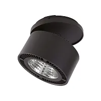 Светильник точечный LED FORTE INCA 214847 Lightstar чёрный 1 лампа, основание чёрное в стиле хай-тек 