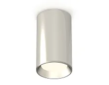 Светильник накладной Techno spot XS6325002 Ambrella light серебряный 1 лампа, основание серебряное в стиле современный круглый