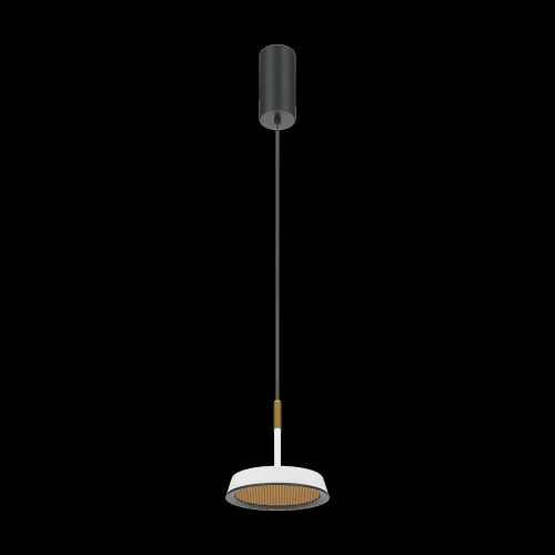 Светильник подвесной LED El MOD041PL-L15WG3K Maytoni белый 1 лампа, основание чёрное в стиле современный  фото 4
