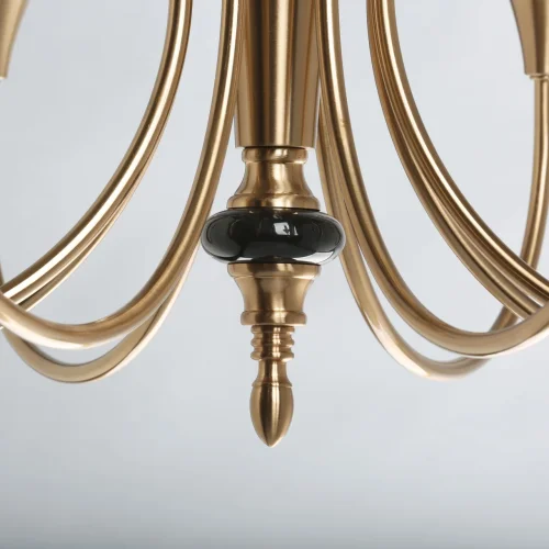 Люстра подвесная Консуэло 614013208 MW-Light без плафона на 8 ламп, основание матовое золото в стиле классический  фото 12