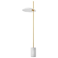 Торшер LED Marmara 801716 Lightstar  белый 1 лампа, основание золотое белое в стиле арт-деко
