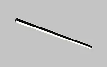 Светильник потолочный LED Carpi V10464-CL Moderli белый 1 лампа, основание чёрное в стиле современный линейный