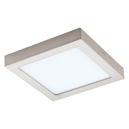 Светильник накладной LED FUEVA-C 96679 Eglo белый 1 лампа, основание матовое никель в стиле современный квадратный