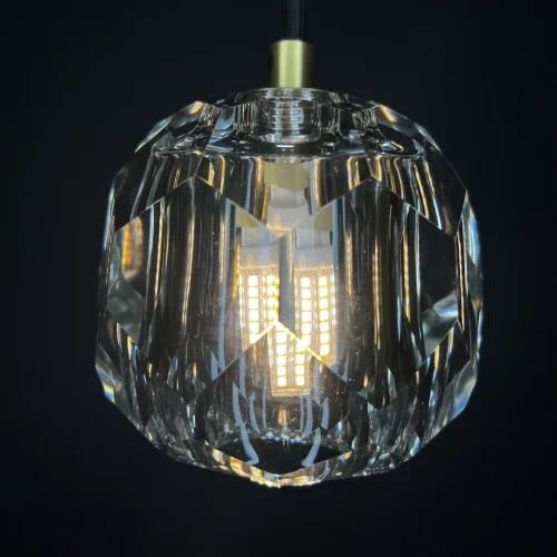 Светильник подвесной Boule 84594-22 ImperiumLoft прозрачный 1 лампа, основание латунь в стиле современный  фото 8