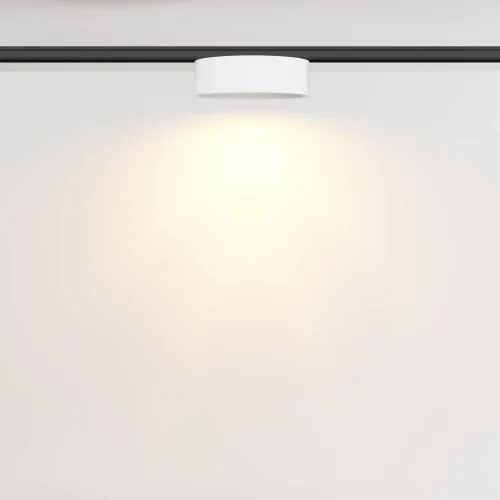 Трековый светильник Zon 2700К 12Вт 100° Magnetic track system Levity TR189-1-12W2.7K-BW Maytoni белый для шинопроводов серии Magnetic track system Levity белый чёрный фото 4
