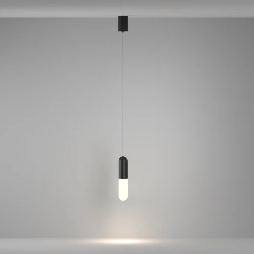 Светильник подвесной LED Mist P101PL-L300-12W3K-B Maytoni чёрный 1 лампа, основание чёрное в стиле современный хай-тек  фото 4