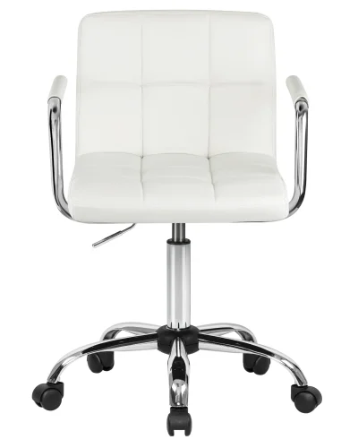 Офисное кресло набор 2 шт. SET-2 9400-LM TERRY, цвет белый Dobrin, /экокожа, ножки/металл/хром, размеры - 810*950***580*580 фото 7 Офисное кресло набор 2 шт. SET-2 9400-LM TERRY, цвет белый Dobrin, /экокожа, ножки/металл/хром, размеры - 810*950***580*580 фото 7