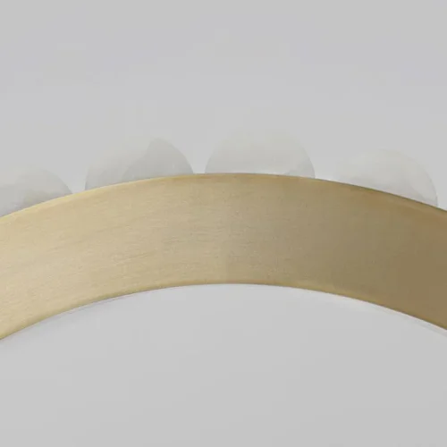 Люстра подвесная MONSINE D60 Brass 196988-23 ImperiumLoft коричневая на 1 лампу, основание латунь в стиле современный фото 10