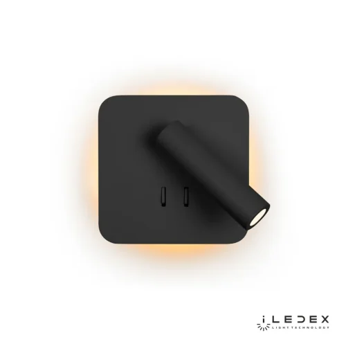 Бра с выключателем LED Tanki ER0569S BK iLedex чёрный на 1 лампа, основание чёрное в стиле современный хай-тек  фото 3