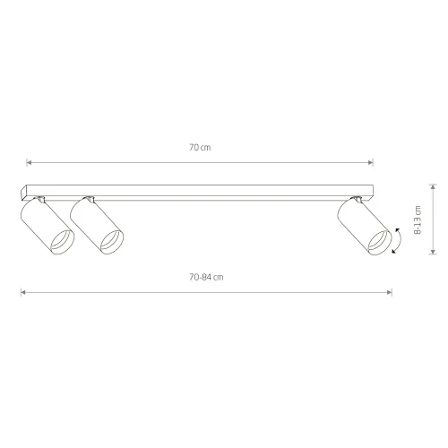 Спот с 3 лампами Mono 7811-NW Nowodvorski белый GU10 в стиле современный фото 2