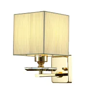 Бра Liniano LDW 17100-1 GD Lumina Deco бежевый 1 лампа, основание золотое в стиле классический 