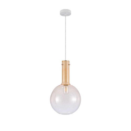 Светильник подвесной Alba 4102-1P Favourite прозрачный 1 лампа, основание белое в стиле современный шар фото 7