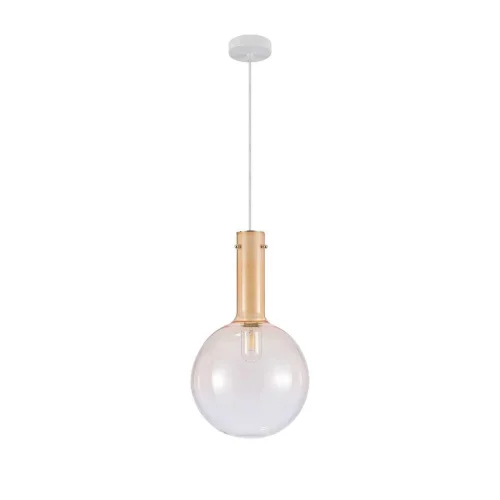 Светильник подвесной Alba 4102-1P Favourite прозрачный 1 лампа, основание белое в стиле современный шар фото 7
