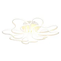 Люстра потолочная LED Folgaria OML-04307-160 Omnilux белая на 1 лампа, основание белое в стиле хай-тек 
