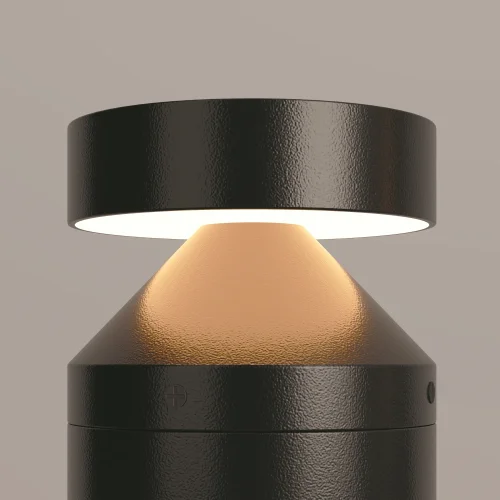 Парковый светильник LED Olten O591FL-L12GF3K1 Maytoni уличный IP65 графит на 1 лампу, плафон графит в стиле хай-тек современный LED фото 13