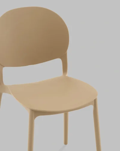 Стул Briny, пластик бежевый УТ000041343 Stool Group, бежевый/пластик, ножки/металл/бежевый, размеры - *780**** фото 6
