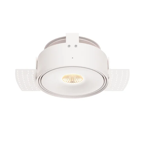 Светильник точечный LED Move DL060-9W3-4-6K-TRS-W Maytoni белый 1 лампа, основание белое в стиле современный хай-тек круглый для затирки