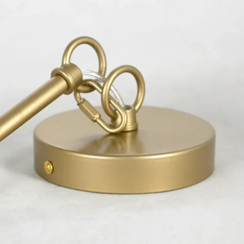 Люстра подвесная Clovis LSP-8738 Lussole без плафона на 6 ламп, основание матовое золото в стиле модерн  фото 6
