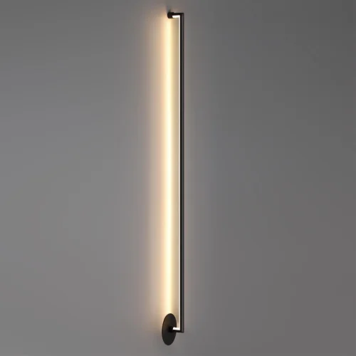 Бра LED Teo 7022/14WL Odeon Light чёрный на 1 лампу, основание чёрное в стиле минимализм отражённый свет фото 5