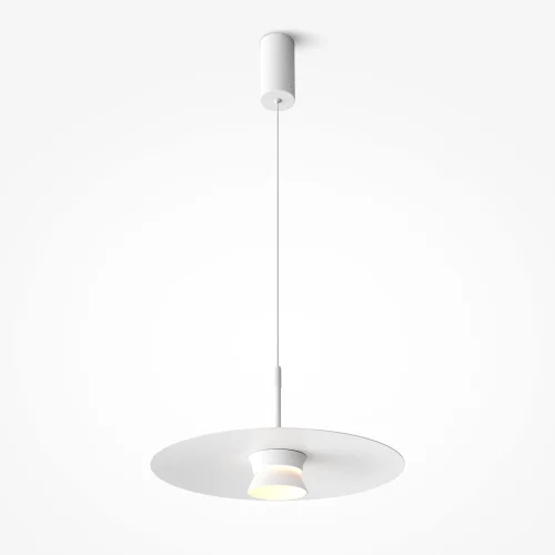 Светильник подвесной LED Platte MOD352PL-L10W3K Maytoni белый на 1 лампу, основание белое в стиле современный хай-тек фото 6
