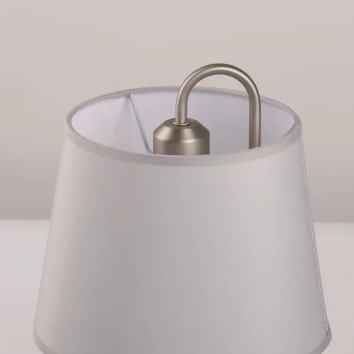 Настольная лампа Вега 329032901 MW-Light серая 1 лампа, основание никель металл в стиле классический современный  фото 4
