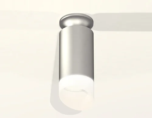 Светильник накладной Techno spot XS6324082 Ambrella light серебряный 1 лампа, основание серебряное в стиле современный круглый фото 3