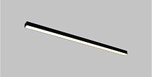 Светильник потолочный LED Carpi V10463-CL Moderli белый 1 лампа, основание чёрное в стиле модерн линейный