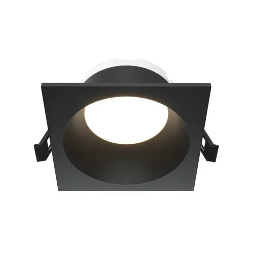 Светильник точечный Share DL126-GX53-SQ-B Maytoni чёрный на 1 лампу, основание чёрное в стиле современный квадратный