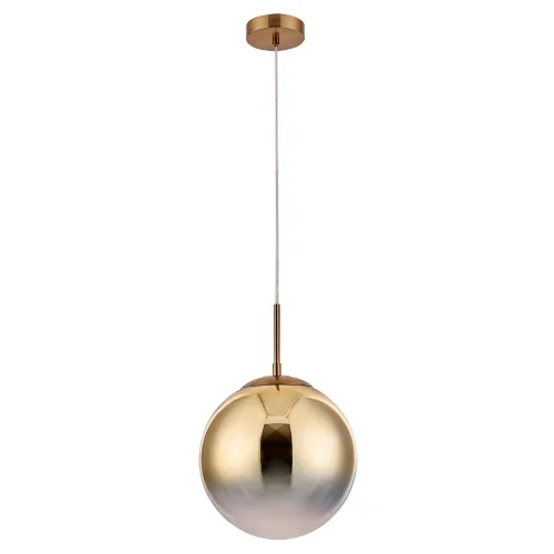 Светильник подвесной Jupiter Gold A7962SP-1GO Arte Lamp золотой на 1 лампу, основание золотое в стиле современный шар