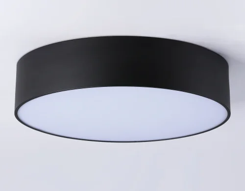 Светильник потолочный LED Air Alum FV5526 Ambrella light чёрный 1 лампа, основание чёрное в стиле современный хай-тек  фото 4