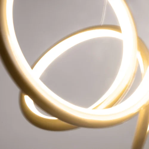 Люстра подвесная LED Curve MOD241PL-L60BSK Maytoni латунь на 1 лампу, основание латунь в стиле современный хай-тек фото 4