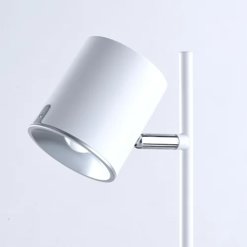 Настольная лампа LED Эдгар 408032201 DeMarkt белая 1 лампа, основание белое металл в стиле современный  фото 3