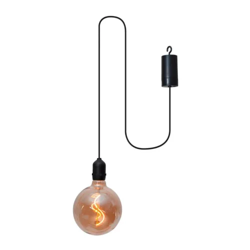 Потолочный светильник уличный LED на батарейках Vignanello 900211 Eglo уличный IP44 чёрный на 1 лампу, плафон без плафона в стиле современный LED