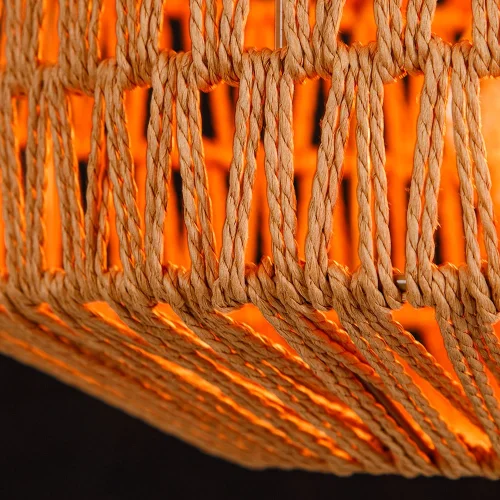 Светильник подвесной Brushwood A7087SP-1BK Arte Lamp коричневый на 1 лампу, основание чёрное в стиле кантри фото 3 Светильник подвесной Brushwood A7087SP-1BK Arte Lamp коричневый на 1 лампу, основание чёрное в стиле кантри фото 3