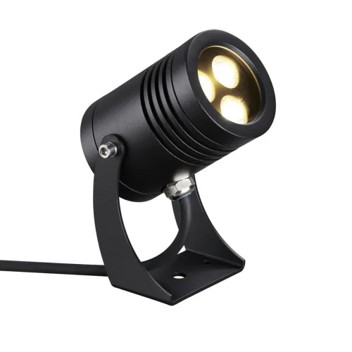 Ландшафтный светильник LED Stima 6648/6WA3 Odeon Light уличный IP67 чёрный на 1 лампу, плафон чёрный в стиле минимализм LED фото 2