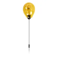 Бра с выключателем LED Joy 10291 Yellow LOFT IT жёлтый 1 лампа, основание чёрное в стиле арт-деко 