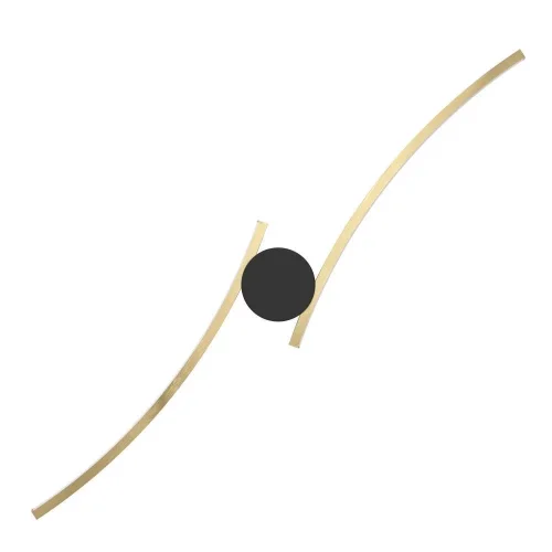 Светильник потолочный LED Aieta 901215 Eglo латунь на 1 лампу, основание чёрное в стиле современный хай-тек фото 6