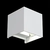 Настенный светильник LED уличный Staffa SL560.501.02 ST-Luce уличный IP54 белый на 2 лампы, плафон белый в стиле минимализм хай-тек LED