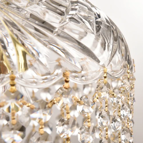 Светильник подвесной 14781P/22 G Balls Bohemia Ivele Crystal прозрачный 1 лампа, основание золотое в стиле классический balls фото 4