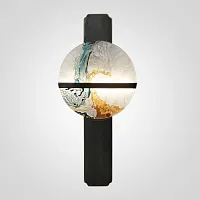 Настенный светодиодный светильник AKIRA WALL STAND 167358-26 ImperiumLoft разноцветный на 1 лампу, основание латунь в стиле современный арт-деко 