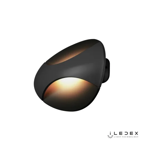 Бра LED Flux ZD8151-5W BK iLedex чёрный на 1 лампа, основание чёрное в стиле современный хай-тек  фото 3