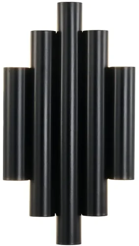 Бра LED Tubulis 4124-2W Favourite чёрный на 2 лампы, основание чёрное в стиле современный арт-деко 