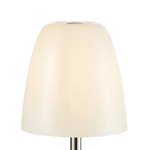 Настольная лампа Seta 2961-1T Favourite белая 1 лампа, основание хром металл в стиле современный  фото 3