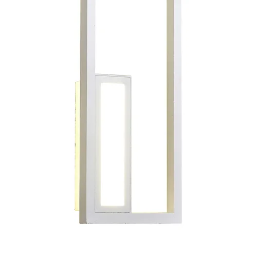 Бра LED Boutique 7666 Mantra белый на 1 лампа, основание белое в стиле хай-тек современный квадраты фото 2